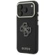 2. Guess Grained & Big Resin Logo Case for iPhone 18 Pro Max / 17 Pro Max - Black