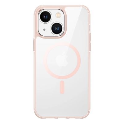 4. Dux Ducis Clin2 case for iPhone 14 Plus magnetic MagSafe cover pink