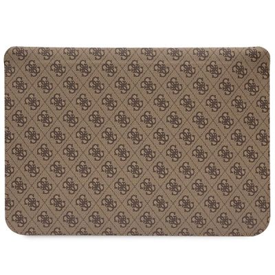 3. Guess 4G Printed Stripes cover for a 14" laptop - brown