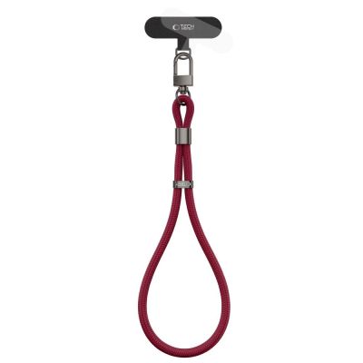 2. Tech-Protect C11S Rope Wrist Strap for Phone - Burgundy