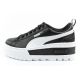 2. Puma Mayze women's sports shoes Sneakers platform black white fashionable