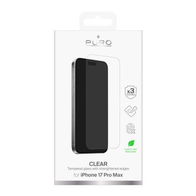 2. Puro Standard Tempered Glass for iPhone 17 Pro Max