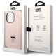 8. Karl Lagerfeld KLHCP14LSLCTPI iPhone 14 Pro 6.1 "hardcase light pink / light pink Silicone Choupette Body