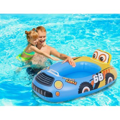 7. INFLATABLE CAR BOAT FOR SWIMMING 86X60.5CM 35463