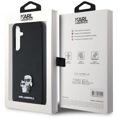 8. Karl Lagerfeld Saffiano Karl&Choupette Pin case for Samsung Galaxy A35 - black