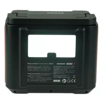 14. DEDRA DEZS0300 300/500W 296Wh/20Ah/14.8V power station