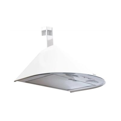 3. Chimney Hood AKPO WK-5 RONDO TURBO 60 WHITE (600 mm; white colour)