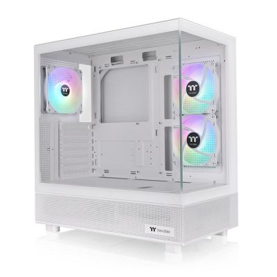 THERMALTAKE View 270 Plus TG ARGB Mid Tower E-ATX Case with Window, White