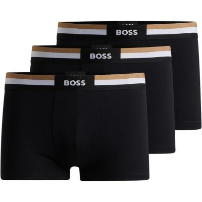 Boss Trunk 3P NERO Men's Boxer Shorts Set Black (50516542-001)