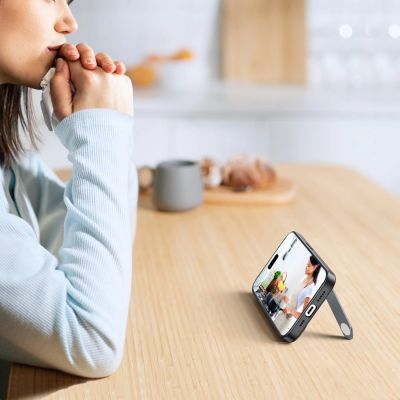 4. Ugreen LP635 Kickstand Protective Case Hard Cover with Gel Frame and Built-in Stand for iPhone 14 Pro Black (90926)