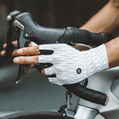 2. Rockbros Road Cycling Gloves Size: L - Black and White