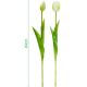 5. BOUQUET OF 5 WHITE TULIPS 39 CM LIFE-LIKE SPRING DECORATION