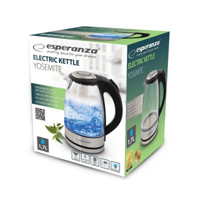 3. Esperanza Tugela EKK012 electric kettle (2200W 1.7l; black)