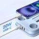 2. Orico AP3 20W GaN 5in1 Power Strip 2x AC + 2x USB-A + 1x USB-C - Blue