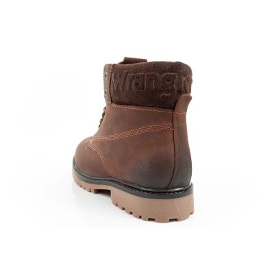 5. Wrangler Arch men's boots, Chelsea boots, elegant leather, dark brown