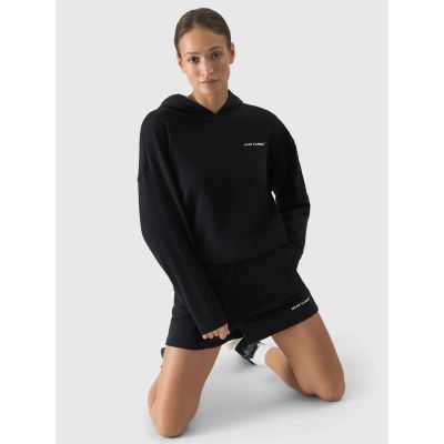 4. Women's sweatshirt with hood, open, 4F 4FWSS24TSWSF1003-20S