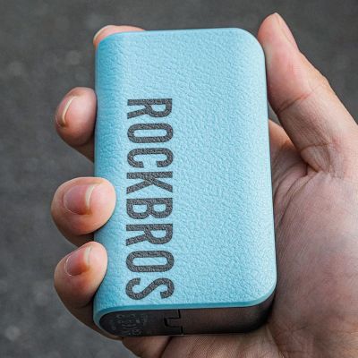 12. Rockbros 42520006001 Electric Pump Compressor with Digital Display for Balls / Balloons - Blue