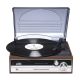 11. Denver VPR-190MK2 retro record player with radio and built-in speakers