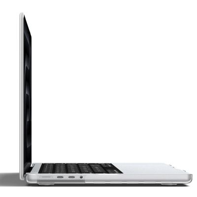 3. Spigen AirSkin Case for MacBook Pro 14" 2021 / 2023 / 2024 / 2025 / 2026 - Transparent Matte
