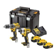 DEWALT COMBO KIT 18V DCK266P3T (DCD796, DCF887) 3x5.0Ah TSTAK