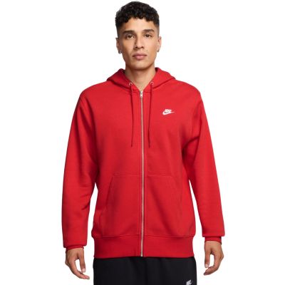 Nike Club BB FZ Hoodie Men's Red FN3861 657