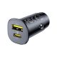 2. Baseus GoTrip USB-C / USB-A 30W Car Charger - Black
