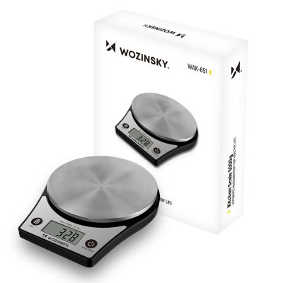 Wozinsky WAK-651 Kitchen Scale with LCD Display up to 5 kg - Black