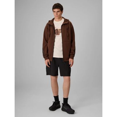 4. Men's regular printed T-shirt 4F 4FRSS26TTSHM4230-11S