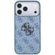 3. Guess 4G & Big Resin Logo Case for iPhone 17 Pro Max / 18 Pro Max - Light Blue
