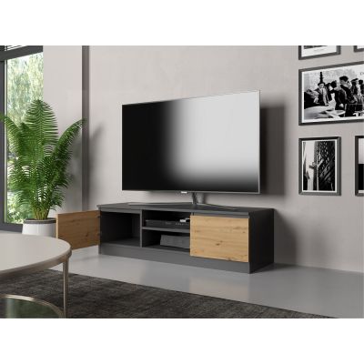 2. TV cabinet 120x40xH36 anthracite/artisan