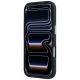 5. Karl Lagerfeld Grained Choupette Head Metal MagSafe Case for iPhone 17 Pro Max / 18 Pro Max - Black