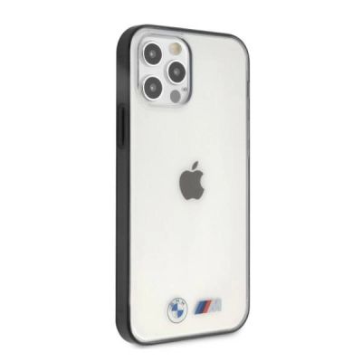 4. BMW Sandblast Case for iPhone 12 Pro Max - Transparent