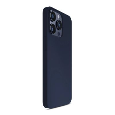 4. 3mk Silicone Case for iPhone 16 Pro Max - Navy Blue