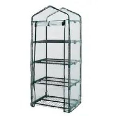 3. Greenhouse 69x49x160 cm Neo Tools PVC foil, metal structure