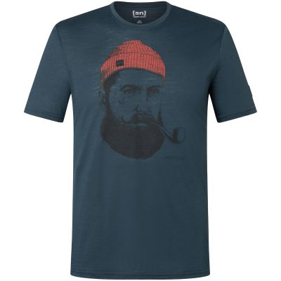Men’s Short-Sleeve SUPER.NATURAL M SN SAILOR TEE, Navy