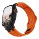 2. UAG Monarch - FKM strap for Apple Watch series 4-6 & SE 1-3, 44mm / series 7-9, 45mm / series 10-11, 46mm / Ultra 1-3, 49mm (orange / black titanium)