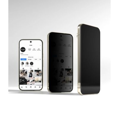 3. Ringke Easy Slide Privacy 2-Pack Tempered Glass Screen Protector for Google Pixel Pro 9 Pro / 10 Pro / 11 Pro