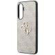 6. Guess Leather 4G Metal Logo Case for Samsung Galaxy A57 5G - Pink