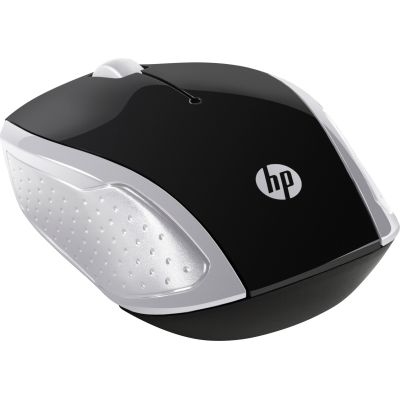2. HP Maus 200 Kabellos USB-A 3-Tasten Silver/Schwarz