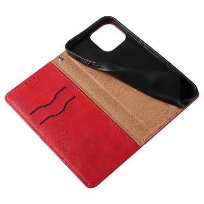 12. Magnet Strap Case for Samsung Galaxy S23+ Flip Wallet Mini Lanyard Stand red