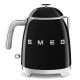 26. SMEG mini kettle 0.8L black Schwarz (KLF05BLEU)
