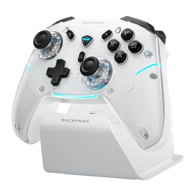 3. Machenike G5Pro Max Wireless Game Controller with Charging Station - White