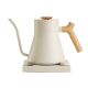 5. Fellow Stagg EKG PRO 900ml Sesame Beige Electric Kettle with Wooden Handle