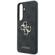 5. Guess Embossed 4G Ring Classic Logo MagSafe Case for Samsung Galaxy S26 FE - Black