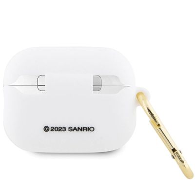 2. Hello Kitty Silicone 3D Kitty Head case for AirPods Pro 2 (2022/2023) - white