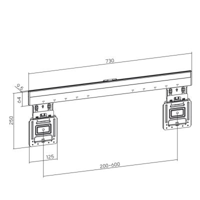 8. MACLEAN ULTRA FLAT TV WALL MOUNT 37-80" MC-481