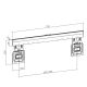 8. MACLEAN ULTRA FLAT TV WALL MOUNT 37-80" MC-481