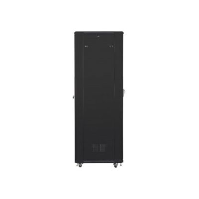 5. Lanberg FF01-8837-12B Single Section Cabinet (37U; 19''; 1833 mm / 800mm / 800 mm; floor-standing; Full Glass; 800 kg; black)