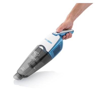 8. Hyundai VC 914 2-in-1 Upright Vacuum Cleaner Battery Dry HEPA Bagless 0.5L White, Blue