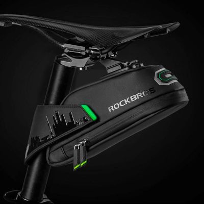 4. Rockbros C27-1 bicycle bag under the saddle - black